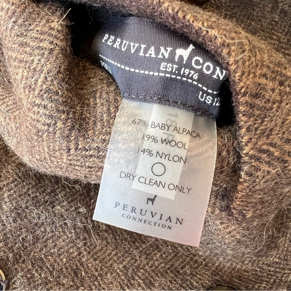 Peruvian Connection Alpaca Blazer Women Size 12 - Picture 10 of 11